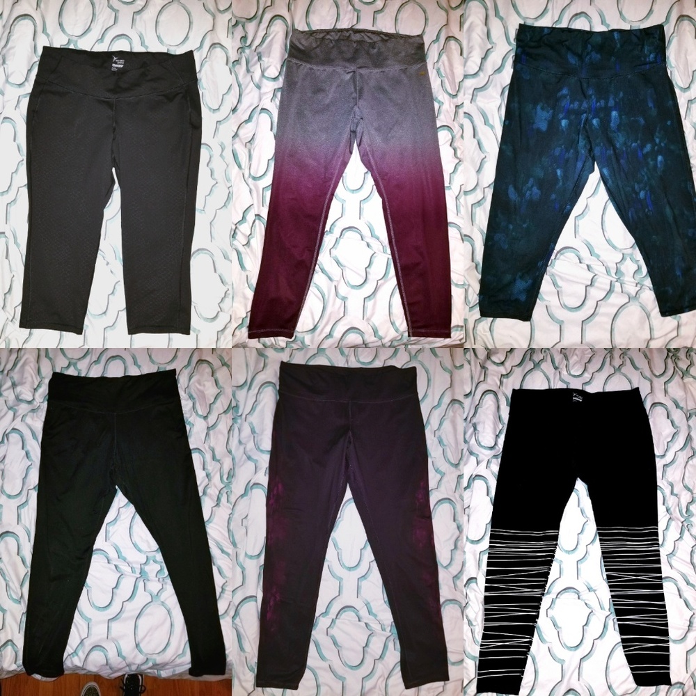 Bundle of 6 workout pants